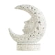 thumbnail image 5 of Intrincado porta incienso de reflujo de luna, adorno de resina, quemador de cono para el hogar. Blanco, 5 of 9