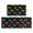 Game Controller Black Pattern, variant on Game Controller Black Pattern Anti Fatigue Kitchen Rugs Set Of 2, Non Slip Washable Decorative Floor Mats for Kitchen Sink Laundry, 17"x30" and 17"x47"