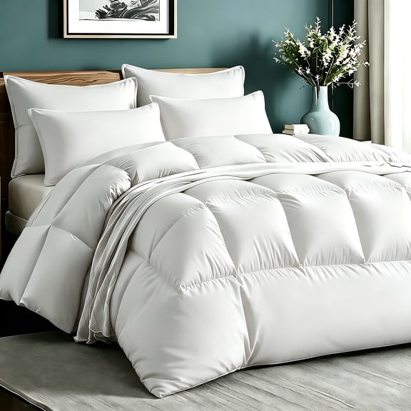 2pcs Twin Summer Comforter-Double-Sided Tech Fabric, Lightweight Comforter-Soft Breathable For Hot Sleepers