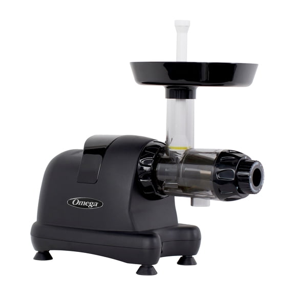 Omega All in One Nutrition System Cold Press Juicer, in Matte Black (J8006HDBLK)
