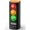 black, variant on Rechargeable Traffic Light Countdown Timer with Digital Display, White