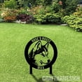 thumbnail image 2 of Craftnamesign Custom Siberian Husky Dog Memorial Stake, Dog Memorial Plaque, Dog Grave Marker, 2 of 4