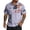 Light Purple, variant on GrmtClth Usa Flag Print Shirts for Men Patriotic 250th Anniversary for 1776-2026 Top Lightweight Button Down Tee Trendy Short Sleeves Collared Clothes Royal Blue XL
