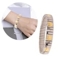 thumbnail image 2 of Aellinatey Waterproof Stainless Steel Elastic Stretch Bracelet Bangle For Women Jewelry, 2 of 21