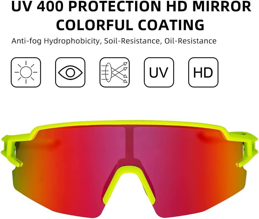ROCKBROS Photochromic Sports Sunglasses for Men Women Cycling UV Protection