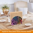 thumbnail image 6 of Yayeee Napkin Holder for Table Set of 2 Kitchen Paper Tissue Organization, Pink Wavy Plaid, 6 of 8