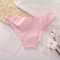 thumbnail image 2 of yunLCZ Womenâs Seamless Hipster Underwear Women Mesh Bow Embroidered Cotton Transparent String Underwear Back Bandage Hollow Out Panties String Briefs Wasit Hipster Brief Panties for Ladies, 2 of 3