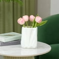 thumbnail image 6 of RuiJiao Decorative Plastic Vase for Living Room - Glazed Look, Ideal for Flower Arrangements, Cabinet Decor, and Dried Flowers Display, 6 of 6