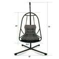 thumbnail image 3 of Swing Egg Chair Stand Cushion C Type Bracket Cup Holder, 3 of 15