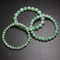thumbnail image 3 of Fine AAA 100% Natural Burmese Green Jade Round Beads Bracelet Women Stone Jewelry Gemstone Gift Handmade Strand Bracelets, 3 of 5