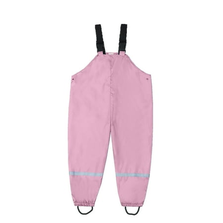 

THE WILD Children s One-piece Rain Pants Waterproof And Waterproof Outdoor Suspenders
