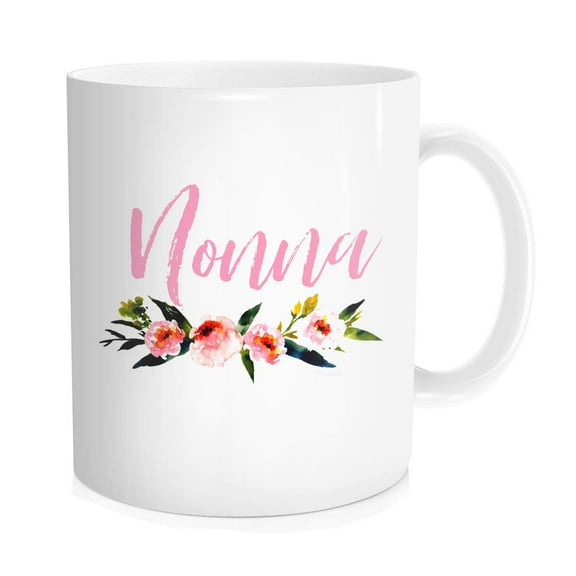 Waldeal Funny Nonna Gifts, Best Nonna Coffee Mug Present, Grandmother Cup, Perfect for Nonna, Italian Grandma from Son, Daughter, Husband, 11 oz White