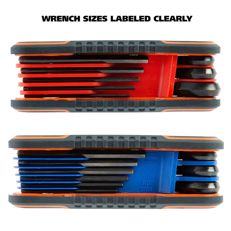 GreatNeck 2 Piece Folding Hex Key Set - Walmart.com