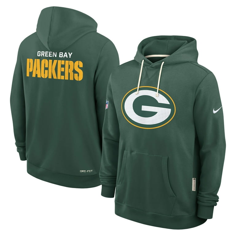 Men's Nike Green Green Bay Packers Sideline Standard Issue Initial