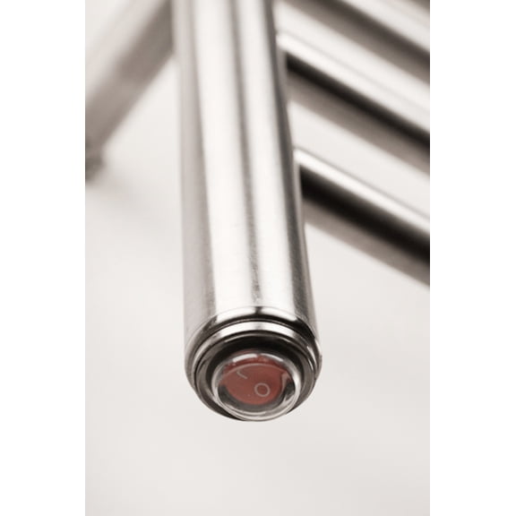 Amba Products 24.25" Stainless Steel Brushed Shelf 8 Bar Towel Warmer