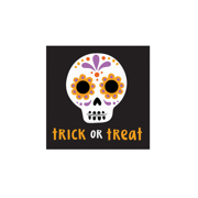 Design Design Day of the Dead Beverage Napkin, Multicolor