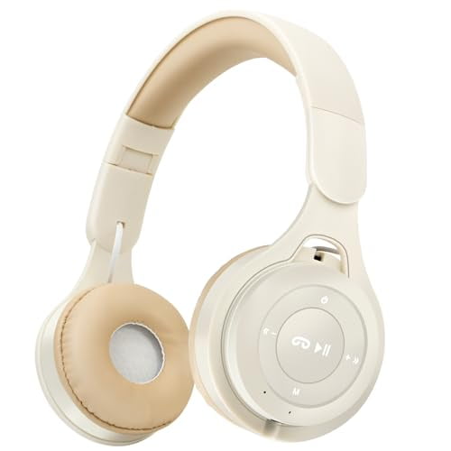 scorking Auriculares Bluetooth para niños, auriculares inalámbricos Bluetooth 5.3 para niños, micrófono integrado, uso cómodo y sonido HD, auriculares para niños y niñas, viajes escolares, iPad Tablet
