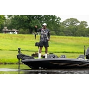Abu Garcia Prime Baitcast Combo, 7 Medium Heavy, White, Right-Handed