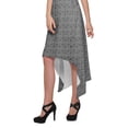 thumbnail image 3 of Moomaya Robe Sans Manches Imprimée Style Asymétrique pour Femmes avec Encolure Licou, 3 of 5
