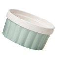 thumbnail image 1 of Ceramic Baking Bowl 1Pack Round Kitchen Bowl Green Holding Ingredients, 1 of 3