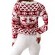 thumbnail image 3 of Sunloudy Suéter con estampado de copo de nieve de alce navideño para mujer, jersey de punto grueso informal de manga larga Sunloudy  moda, 3 of 9