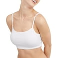 thumbnail image 2 of Hanes Bralette 3-Pack Women's String Crop Lightweight Soft Assorted Colors HFA001, 2 of 6