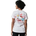 thumbnail image 3 of Hello Kitty Happy Kiss Day Valentine Photo Art Women's Cradle Pink Crew Neck Short Sleeve T-shirt-Small, 3 of 7