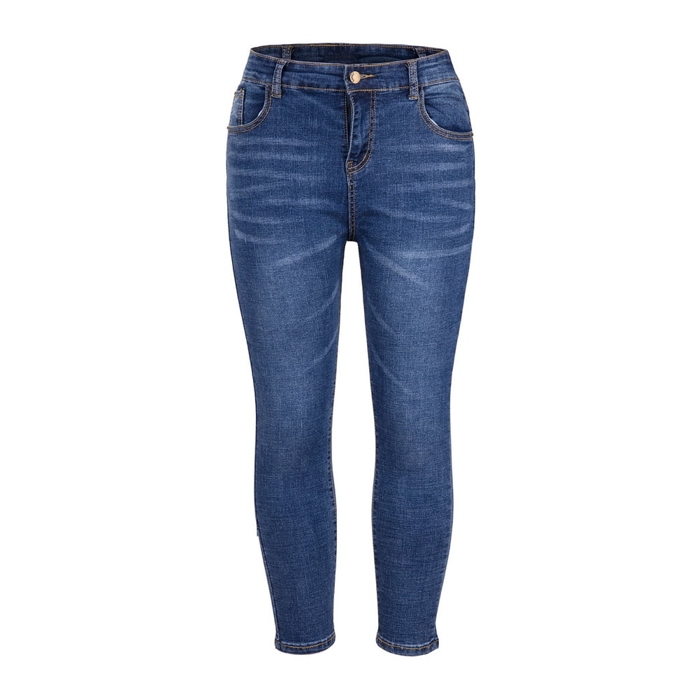 SAYFUT - Women's Plus Size Stretch Jeans Modern Skinny Jeans Super Soft ...
