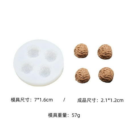 

Cookie Wafer Biscuit Silicone Mold Chocolate Shaped Aromatherapy Candle Decoration Mold Fondant Cake