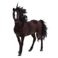 thumbnail image 1 of Lifelike Simulation Plush Animal Horse Animals Model Figure Brownness, 1 of 8