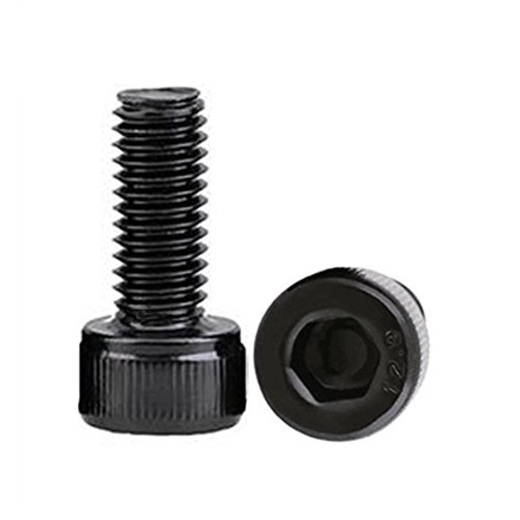 100pcs M3 x 6mm 12.9 Grade Alloy Steel Hex Socket Head Cap Screws Bolts,Black Oxide Finish