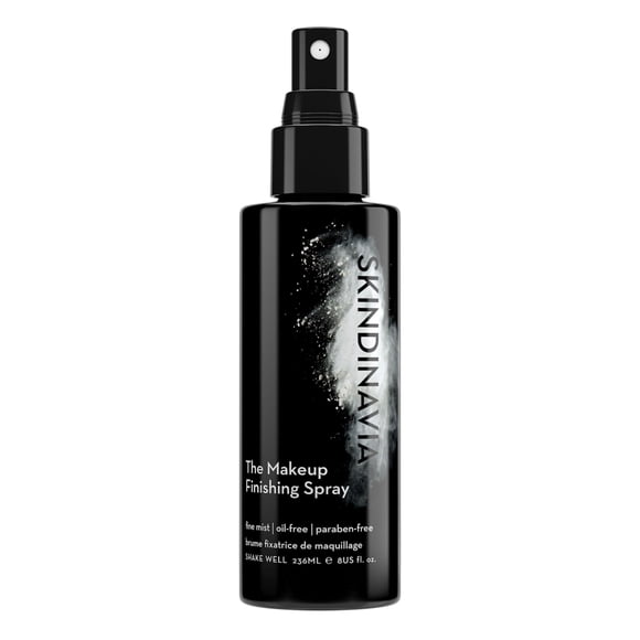 Skindinavia The Makeup Finishing Spray Spray fijador de maquillaje clásico Uso durante todo el día Duradero hasta más de 16 horas Resistente al calor e impermeable Enfriamiento Niebla fina 8.0 Oz