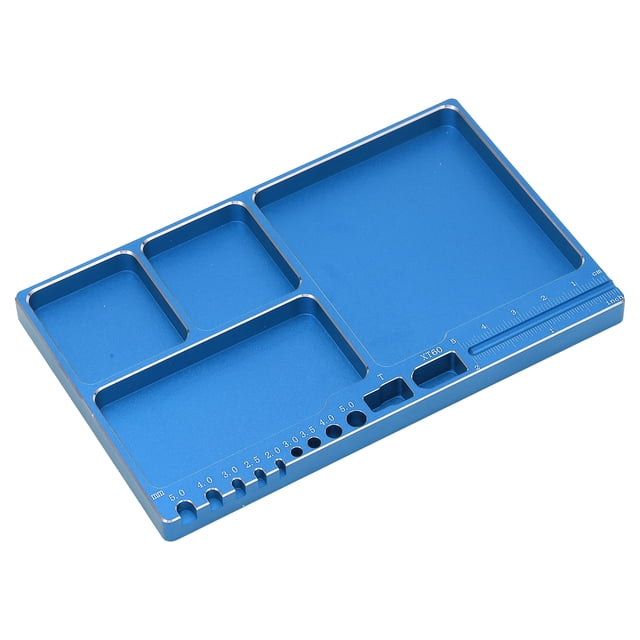 Aluminium Alloy Screw Tray, Portable Size Adsorption Pad for RC Repair
