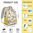 thumbnail image 3 of Highland Cow Lovers Backpack – Adorable Bull and Buffalo Print Pattern Schoolbag with Rustic Farm Design, 3 of 6