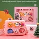 thumbnail image 3 of Qarigey Bolso para niños Diseño lindo Suavidad Regalo de Navidad Paquete de cofre pequeño liviano Múltiples patrones Llaves Monedero Bolsas de mensajero y de hombro Rosado, 3 of 6