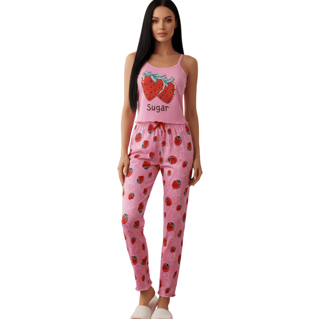 Conjunto Pijama Mujer Blusa Y Pantalón Dama Piyama Pyjama