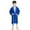 Navy, variant on SKYLINEWEARS Toddler Girl Bathrobe 100% Cotton Shawl Collar Bath Robe Navy Size 4