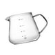 thumbnail image 3 of Taza de espresso con pico vertedor, jarra para espumar leche, taza medidora de vidrio para el hogar Claro, 3 of 9