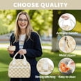 thumbnail image 5 of Inadays Lunch Box for Women, Insulated Lunch Bag Cute Corduroy Reusable Insulated Lunch Bags for Work Picnic or Travel, 5 of 8
