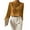 Orange, variant on Womens Satin Silk Blouses 2026 Business Casual Dressy Elegant Shirts Mock Neck Long Sleeve Twist Front Office Work Tops White XL