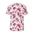 thumbnail image 3 of Rocae Lilies Flowers for Breathable Men's Baseball T-Shirt Fashionable Casual Baseball Jersey, Moisture-wicking Sportswear Small, 3 of 9