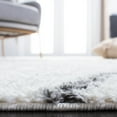 thumbnail image 4 of SAFAVIEH August Delroy Diamond Shag Area Rug, Ivory/Grey, 5'5" x 7'7", 4 of 8