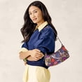 thumbnail image 4 of Bandolera Vera Bradley Premium Cotton Roxbury Crescent, 4 of 6