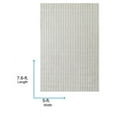 thumbnail image 5 of Livabliss Wool Rugs for Living Room, 5x7 Brook Modern Cream Area Rug, Bedroom Dining Room Home Decor Handmade Carpet (5' x 7'6"), 5 of 8