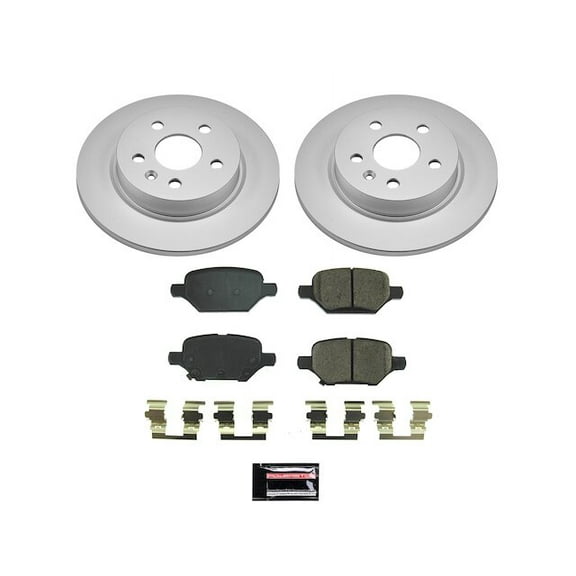 Rear Brake Pad and Rotor Kit - Compatible with 2018 - 2022 Chevy Trax 2019 2020 2021