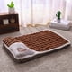 thumbnail image 4 of Cama para Perros, Gatos y Cachorros | Suave Alfombra de Felpa para Mascotas de 50 X 35 Cm | Sofá Cálido, Extraíble y Lavable con Base de Silicona Antideslizante | Cómodo Forro Interior Acolchado para, 4 of 6