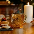 thumbnail image 5 of Face Design Clear Glass Cup Decorative Drinking Glassware for Home Kitchen Living Room, 5 of 5