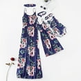 thumbnail image 6 of PatPat Family Matching Dresses Blue Women XL Dark Blue Floral Print Matching Maxi Sling Dresses, Women Dress, 6 of 11