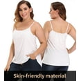 thumbnail image 5 of MANIFIQUE Women's Slumber Party Top - Lounge Top with Spaghetti Straps, Built in Bra, 5 of 7