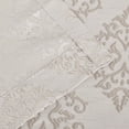 thumbnail image 4 of BNM Venetian Damask Jacquard Curtains, Set of 2, 26" x 63", Ivory, 4 of 5